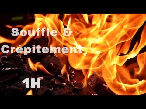 1h de crépitements de feu de cheminée bougies allumettes & souffle ASMR trouble du sommeil no music