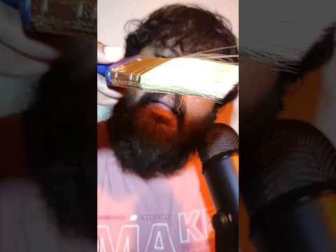 ASMR Spit Painting With Brush #shorts