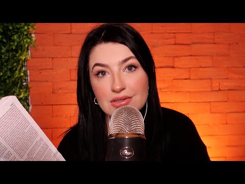 ASMR - LENDO ATÉ VOCÊ DORMIR! (Bíblia e devocional)