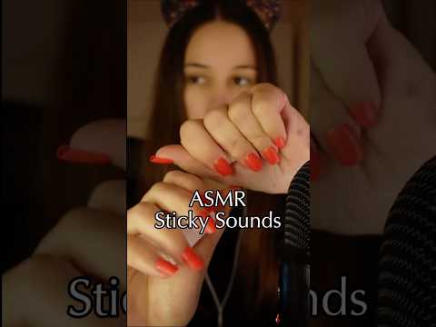 Ça porte un nom ces machins ? 😅✨ #asmr #stickysounds #satisfyingsounds #relaxingasmr