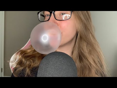 ASMR Hubba Bubba Bubble Gum - Gum Chewing + Bubble Blowing