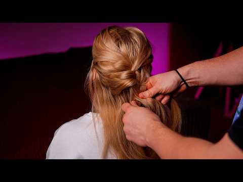 ASMR | My Boyfriend Tries to Braid My Hair 🎀 (A Total Disaster?)