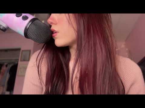 ASMR mic kissing
