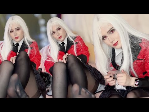 ASMR Relaxing Scratching Fabric 💓 (Sachiko Juraku Cosplay)