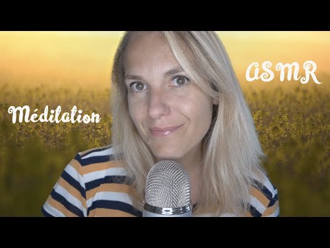 ASMR FR ☀️ Méditation guidée pour épanouissement personnel (+ chant des cigales)