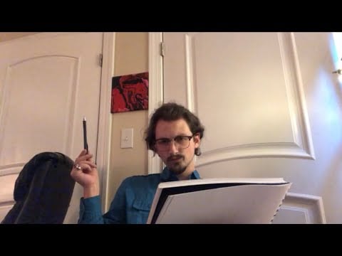 ASMR Sketching You roleplay (lofi) #1