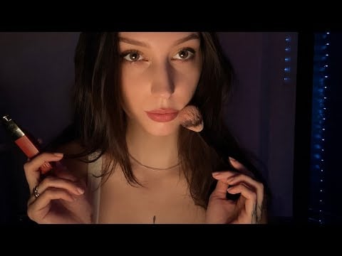 ASMR doing your makeup - soft spoken personal attention
