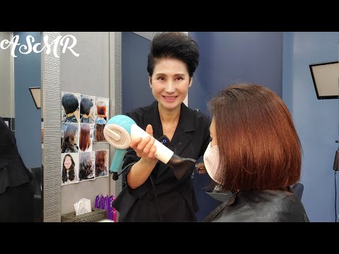 미용실 ASMR  브라운 멋내기새치커버   Brown Fashionable Marlin Cover/Korean hair salon
