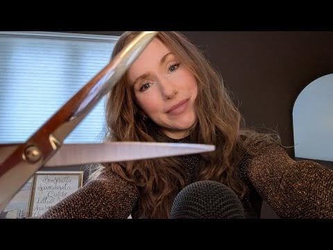 Gentle Haircut ASMR but cutting the bad vibes too ✂️ | Whisper & Soft Spoken ✨