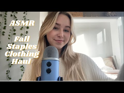 ASMR | FALL STAPLES HAUL