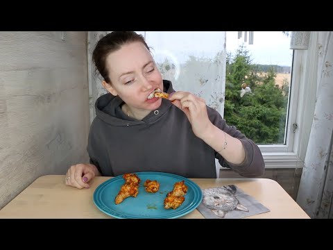 ASMR Whisper Eating Sounds Chicken | Mukbang 먹방