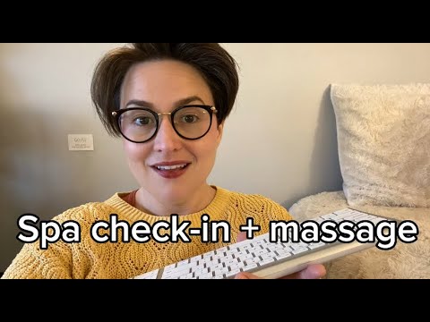 Lofi Spa Check-in + Massage pt. 13 (hands only, chopping, "squeeze," "down")