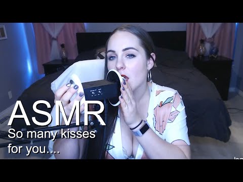 Repetitively kissing your ears! Counting for extreme Tingles!