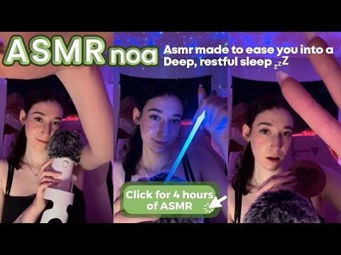 4 HOURS of Soothing Sounds & Triggers to Relax You | ASMR for anxiety relief 💕| live #201