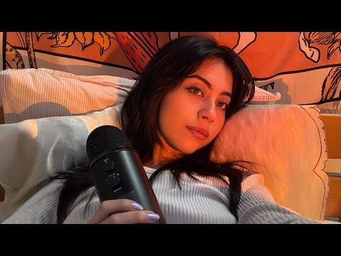 ASMR en mi cama hasta que te duermas (susurros para calmarte) 🌙