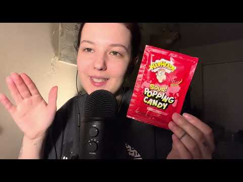 ASMR| SOUR POP ROCKS AND PLANET CANDY