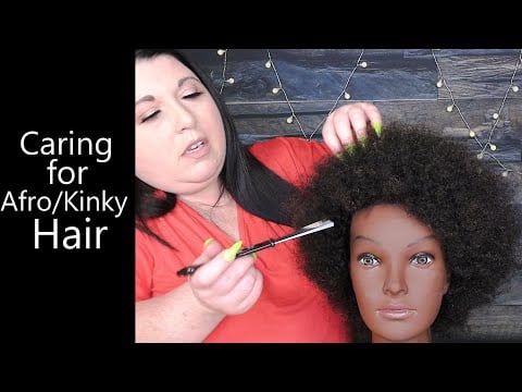 ASMR Caring For Your Afro/Kinky Hair | Combing, Hair Play, Whispering, Scalp Massage, Scratch, Style