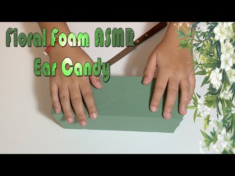 Satisfying Floral Foam Cutting and Crushing ASMR