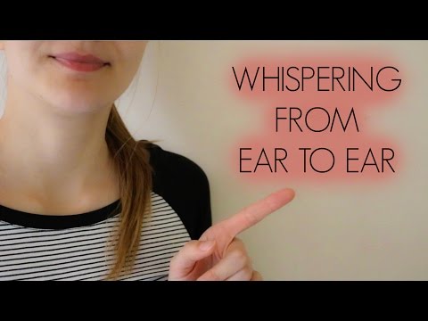 Binaural ASMR ♥ Ear to Ear Whisper in German