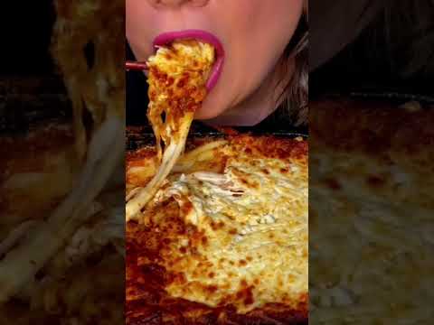 Extra Cheesy Lasagna #shorts #asmr