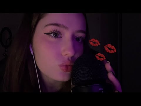 ASMR te dando BEIJINHOS no ESCURINHO! 💋 (impossível não dormir)