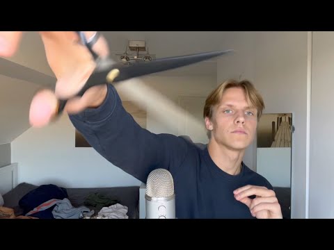 Frisör ASMR - KLIPPER DITT HÅR (SWEDISH HAIRCUT ASMR, ASMR på svenska)