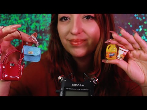 ASMR ✨MINI BRANDS & FASHION Tapping, scratching, tracing (whispered)