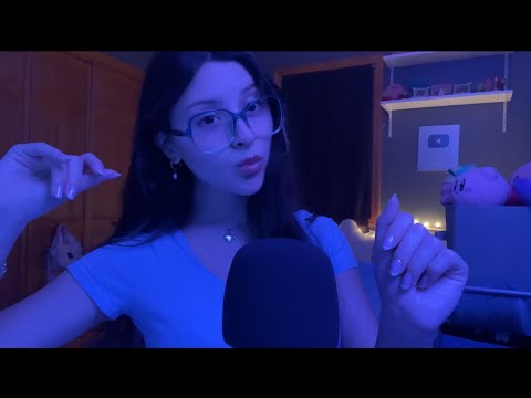 ASMR 🌌 fast visual triggers, hand sounds & movements, mouth sounds & rambles :)