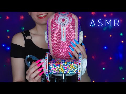 ASMR Sleep Inducing Scratching , Tapping & Massage 💙 3Dio & Binaural Head Mic Triggers 😴 No Talking