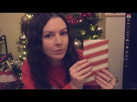 ASMR Secret Santa Unboxing - Soft spoken