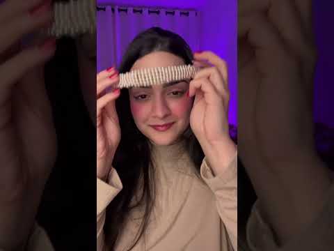 ASMR Bem Garotinha: Testando meu arquinho de pérolas novo 🤍✨