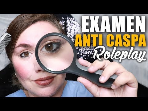 ASMR Español Examen MEDICO ANTI CASPA ★ Susurros Intensos ★