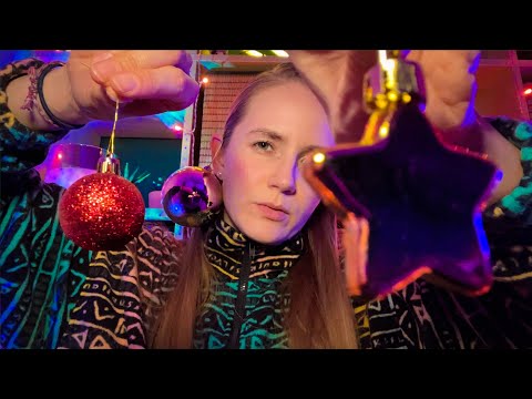 Aggressively Decorating the Camera (aka My Christmas tree aka You) (asmr)