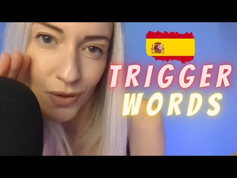 ASMR | Spanish Trigger Words (hand movements, mouth sounds)