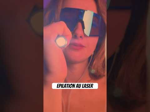 Epilation au laser #asmrfrançais #asmrroleplay #esthetician #epilation #asmrsoin