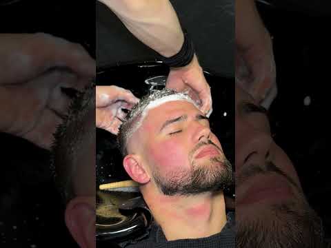 Hurry up and watch the full video😎🤌 #asmr #asmrbarber #relax #shampoo #washing