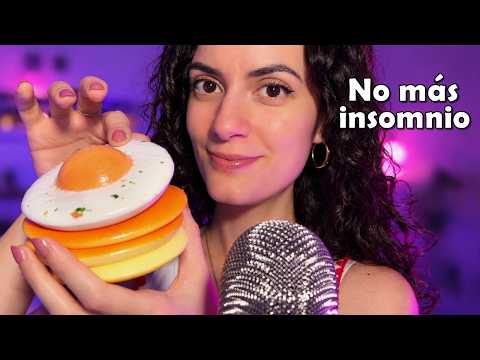ASMR PARA EL INSOMNIO 🫩Susurros, squishy, masaje, asmr visual etc