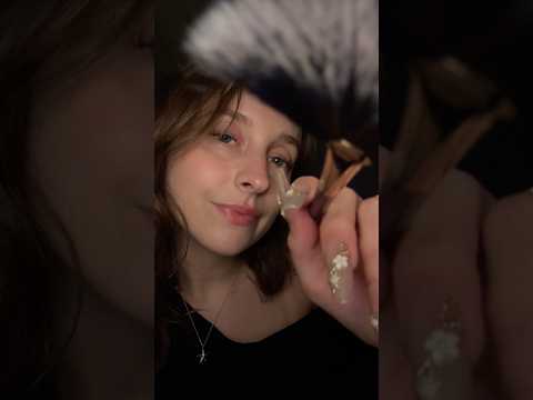 brushing your face