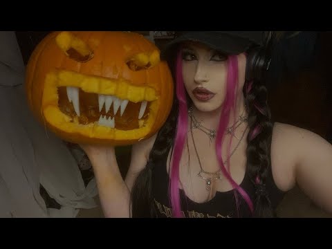 ASMR Pumpkin Carving