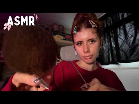 ASMR doing your hair and makeup & toxic relationship storytime 💆‍♀️