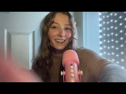 Tingly Mic Triggers For Sleep, Relaxation, or Studying (Minimal Talking) Background ASMR