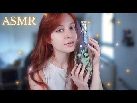 ASMR CON ECO para DORMIR PROFUNDAMENTE | Mouth sounds, olas del mar, botella de arena, tapping