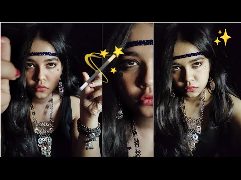 ASMR HINDI✨|EVIL LADY DOING BLACK MAGIC🪄ON YOU-(For Plucking+Eating+Removing STRESS)