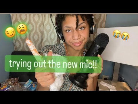 ASMR - Unflitered Asmr (Plucking + Tampons + New Mic)