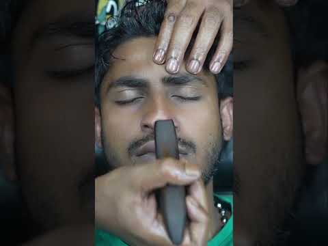 Wooden Gua Sha For Intense Scalp Friction And Rhythmic Tapping Triggers ASMR #shorts