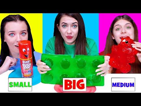 ASMR Big, Medium and Small Plate Challenge by LiliBu #3