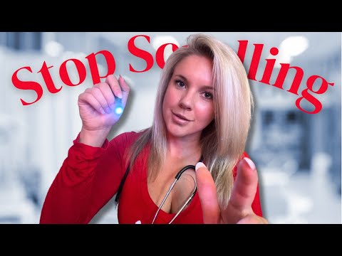 ASMR Doctor ROLEPLAY ❤️ HEART BEAT exam.  Sasha Saves YOUR LIFE