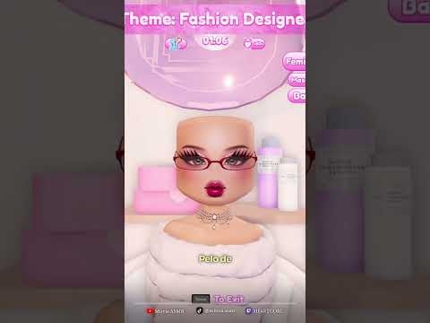 ASMR ✧ Creando un outfit de diseñadora de moda en Dress to Impress | Roblox 👗 #shorts