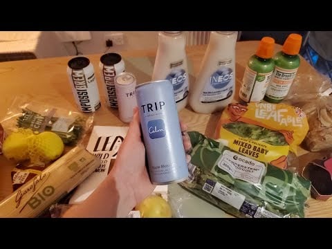 ASMR grocery haul from Ocado | hand movements & soft speaking for relaxation | LoFi