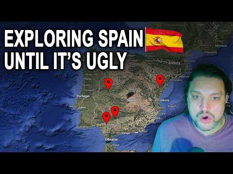 Exploring Spain Until It's UGLY | ASMR Google Earth Challenge
